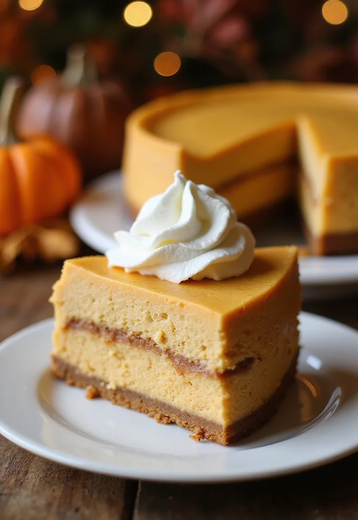 10 Maple Dessert Recipes for Warm Rich Autumn Sweetness - 3. Maple Pumpkin Cheesecake