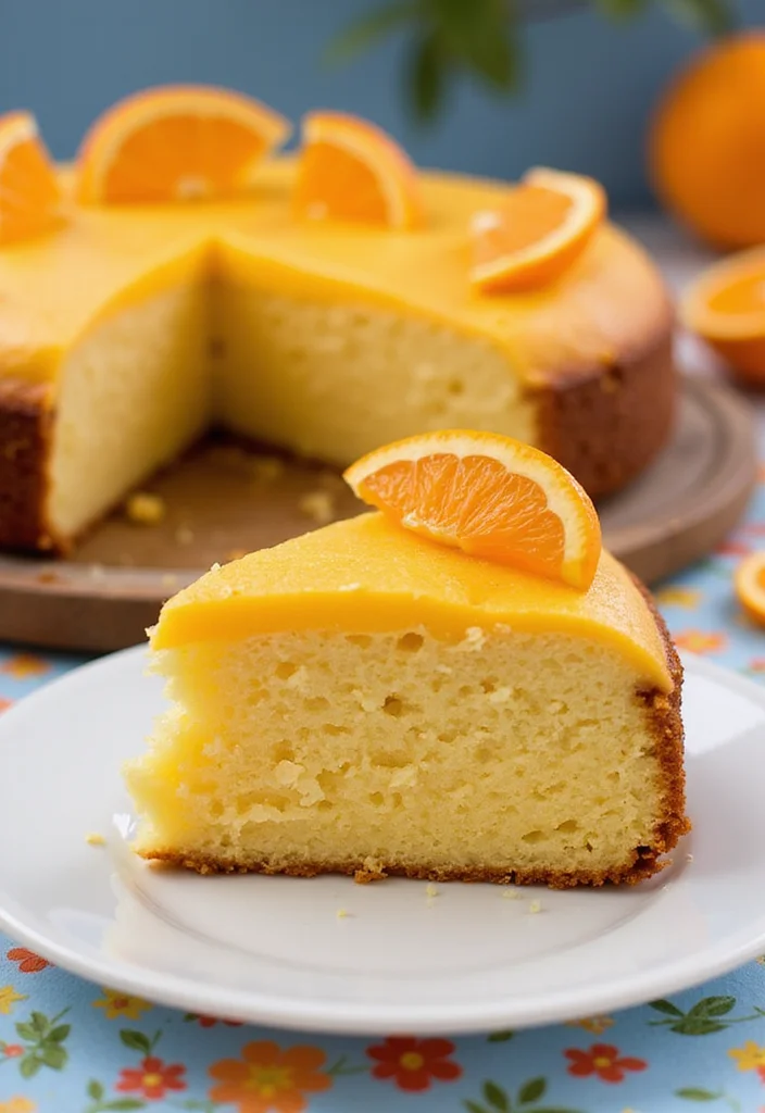 10 Portuguese Dessert Recipes for Authentic Sweet Traditional Flavor - 10. Torta de Laranja (Orange Cake)