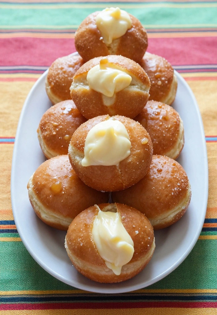 10 Portuguese Dessert Recipes for Authentic Sweet Traditional Flavor - 9. Bola de Berlim (Berlin Puff)