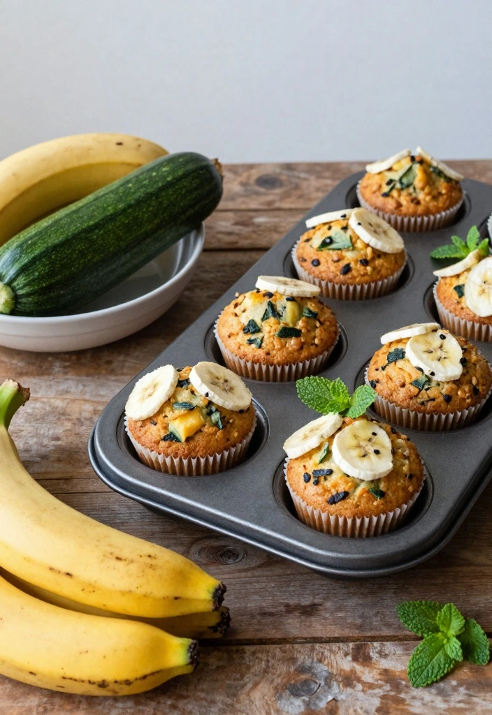 10 RV Baking Recipes for Easy Compact Travel Friendly Sweets - 3. Zucchini Banana Muffins