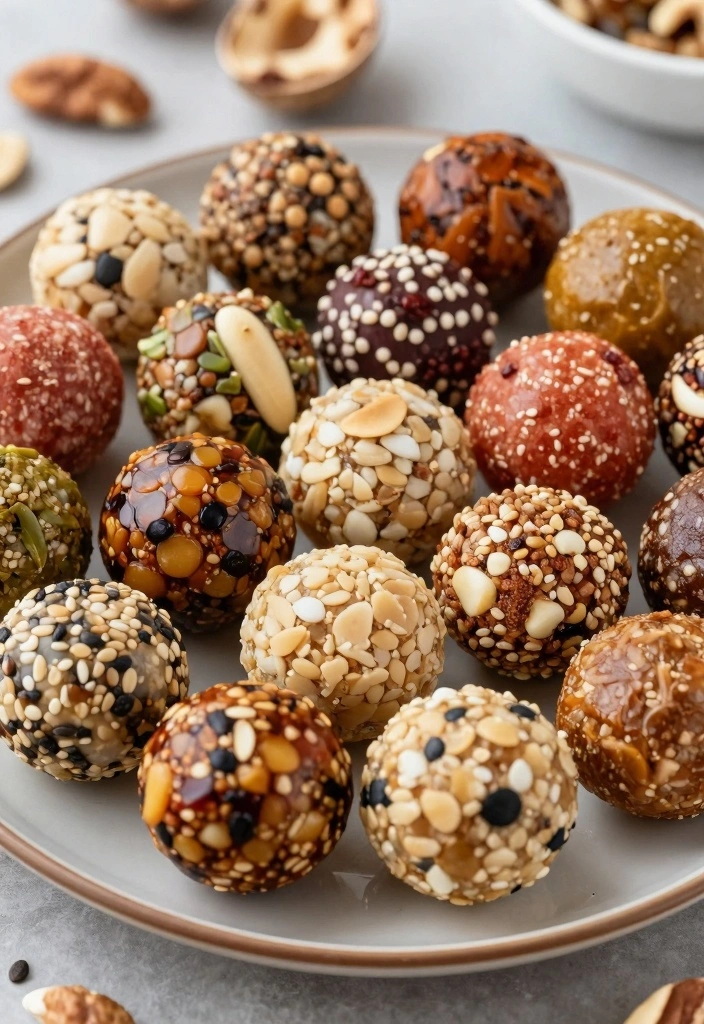 10 RV Baking Recipes for Easy Compact Travel Friendly Sweets - 4. Fruit & Nut Energy Balls