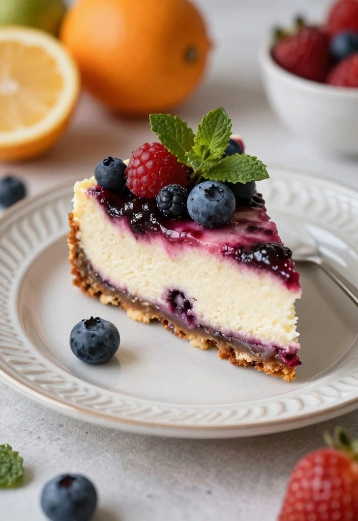 10 Raw Dessert Recipes for Fresh No Bake Healthy Treats - 3. Raw Berry Cheesecake