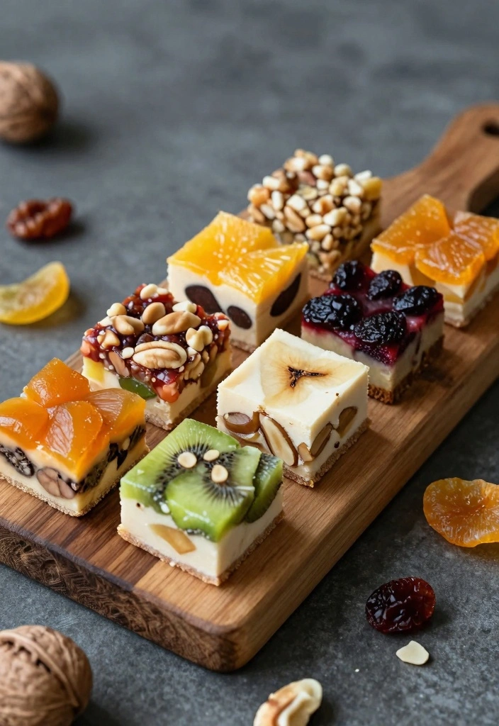 10 Raw Dessert Recipes for Fresh No Bake Healthy Treats - 8. Raw Fruit & Nut Bars