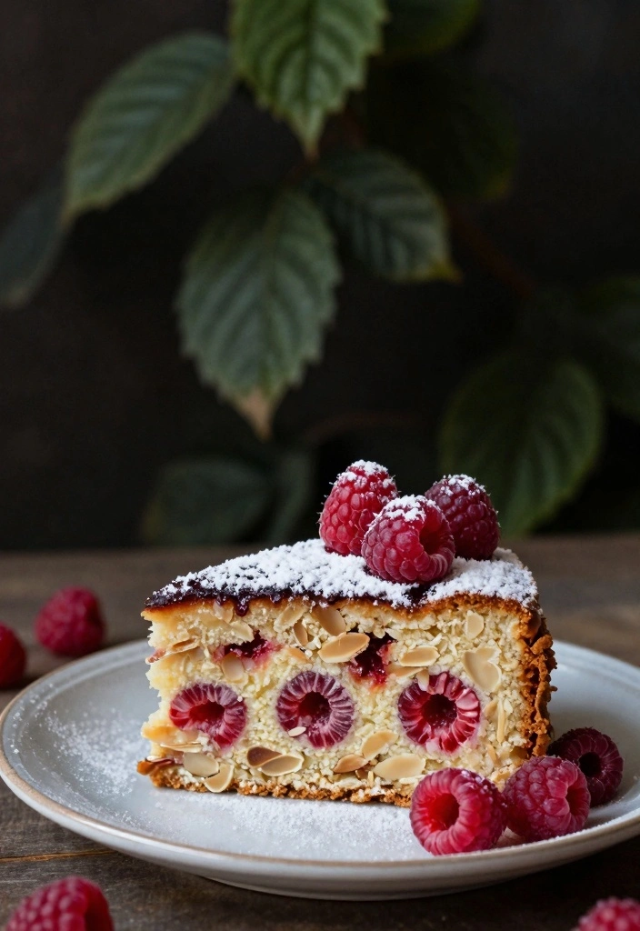 10 Scottish Baking Recipes for Buttery Warm Traditional Goodness - 6. Heavenly Raspberry Almond Cake