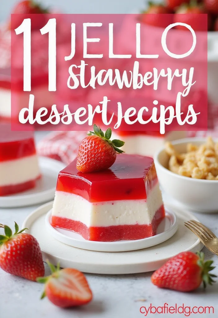 10 Strawberry Jello Dessert Recipes for Fun Bright Retro Treats 111 10 Strawberry Jello Dessert Recipes for Fun Bright Retro Treats - Conclusion