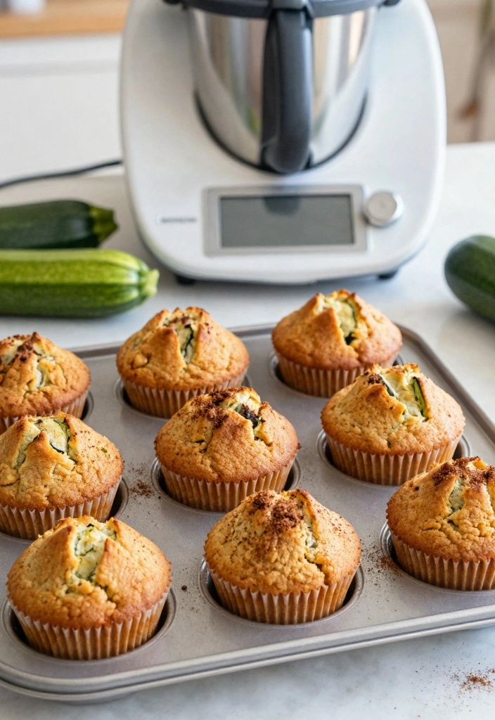 10 Thermomix Sweet Baking Recipes for Quick Easy Treats - 3. Sugar-Free Zucchini Muffins