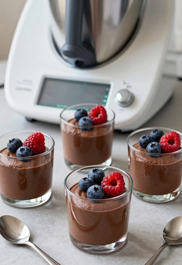 10 Thermomix Sweet Baking Recipes for Quick Easy Treats - 9. Healthy Chocolate Mousse