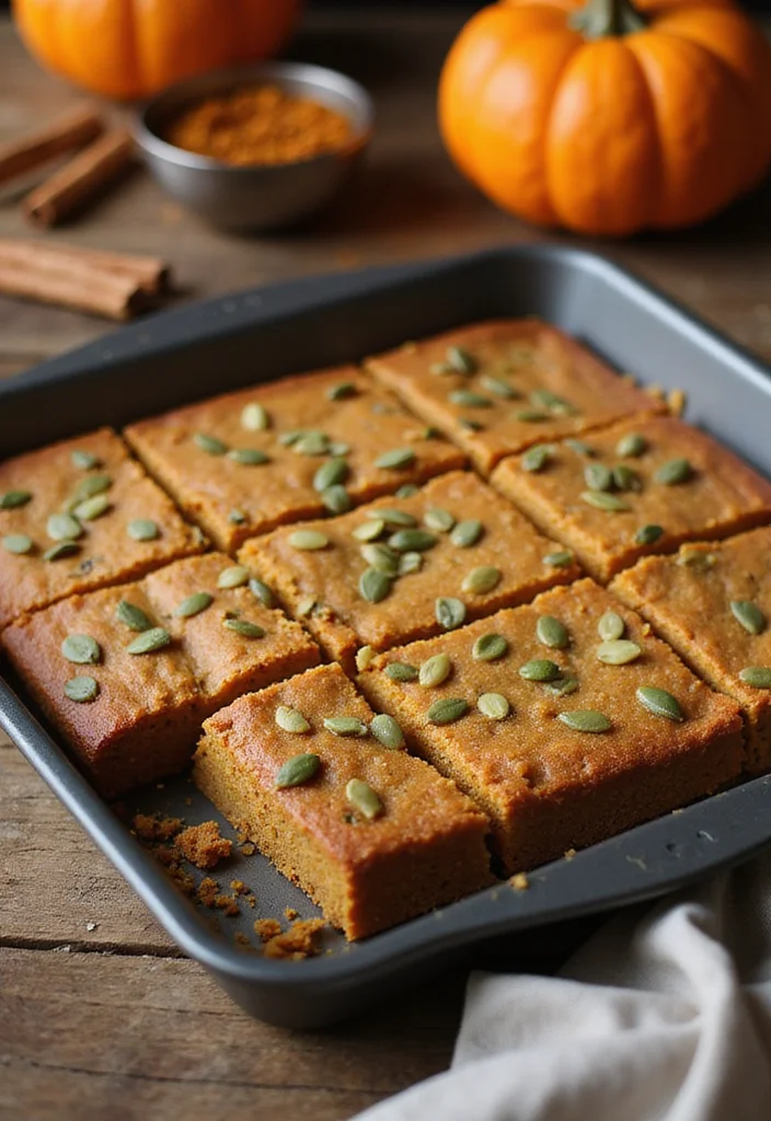 10 Truvia Baking Recipes for Light Sweet Sugar Free Desserts - 6. Truvia Pumpkin Spice Bars for Fall Flavor