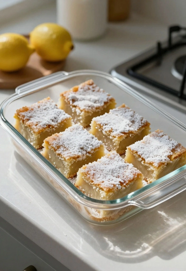 10 Tupperware Baking Recipes for Easy Mix Store and Serve Treats - 7. Classic Lemon Bars