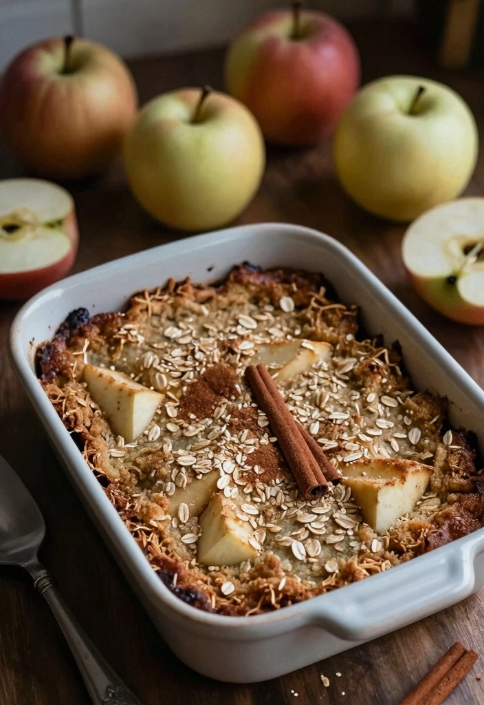 10 Unpeeled Apple Recipes for Easy Natural Rustic Dishes - 1. Rustic Apple Crisp with Oat Topping