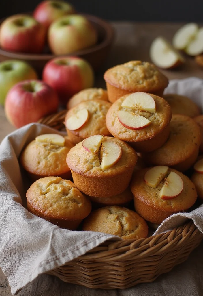 10 Unpeeled Apple Recipes for Easy Natural Rustic Dishes - 6. Unpeeled Apple Muffins