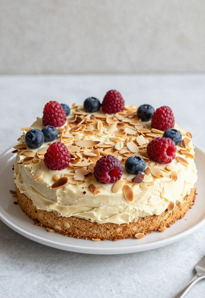 10 Vanilla Cake Recipes for Light Fluffy Classic Sweetness - 7. Almond Flour Vanilla Cake