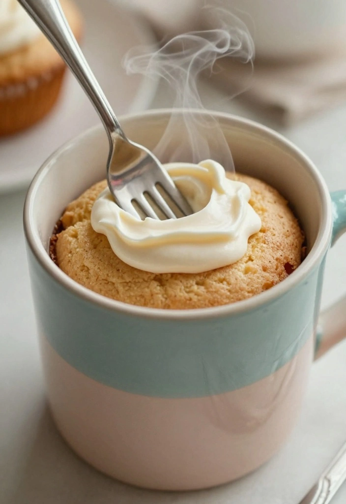 10 Vanilla Dessert Recipes for Light Sweet Classic Flavor - 6. Vanilla Protein Mug Cake
