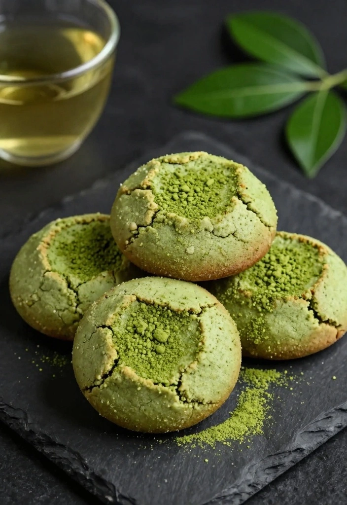 10 Vegetarian Cookie Recipes for Simple Egg Free Sweetness - 5. Matcha Green Tea Cookies