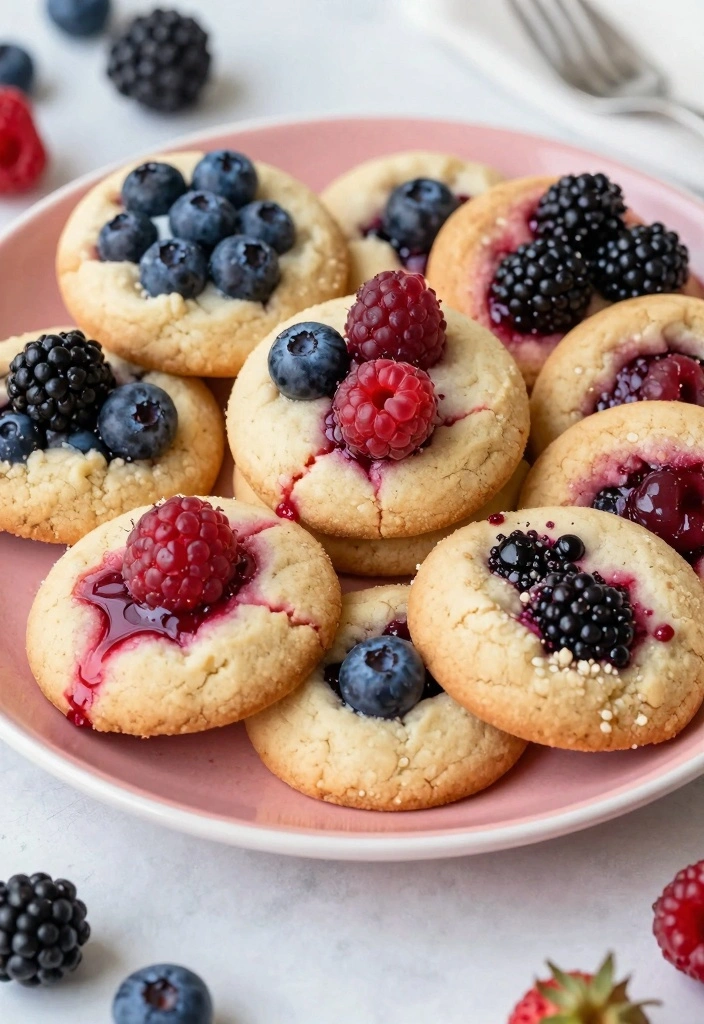 10 Vegetarian Cookie Recipes for Simple Egg Free Sweetness - 8. Berry Bliss Cookies