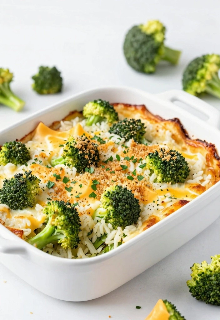 10 White Baking Dish Recipes for Warm Comforting Baked Meals - 2. Cheesy Broccoli and Rice Bake
