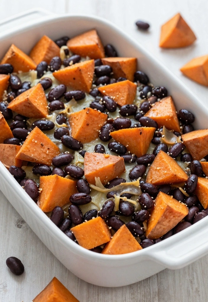 10 White Baking Dish Recipes for Warm Comforting Baked Meals - 9. Sweet Potato and Black Bean Casserole