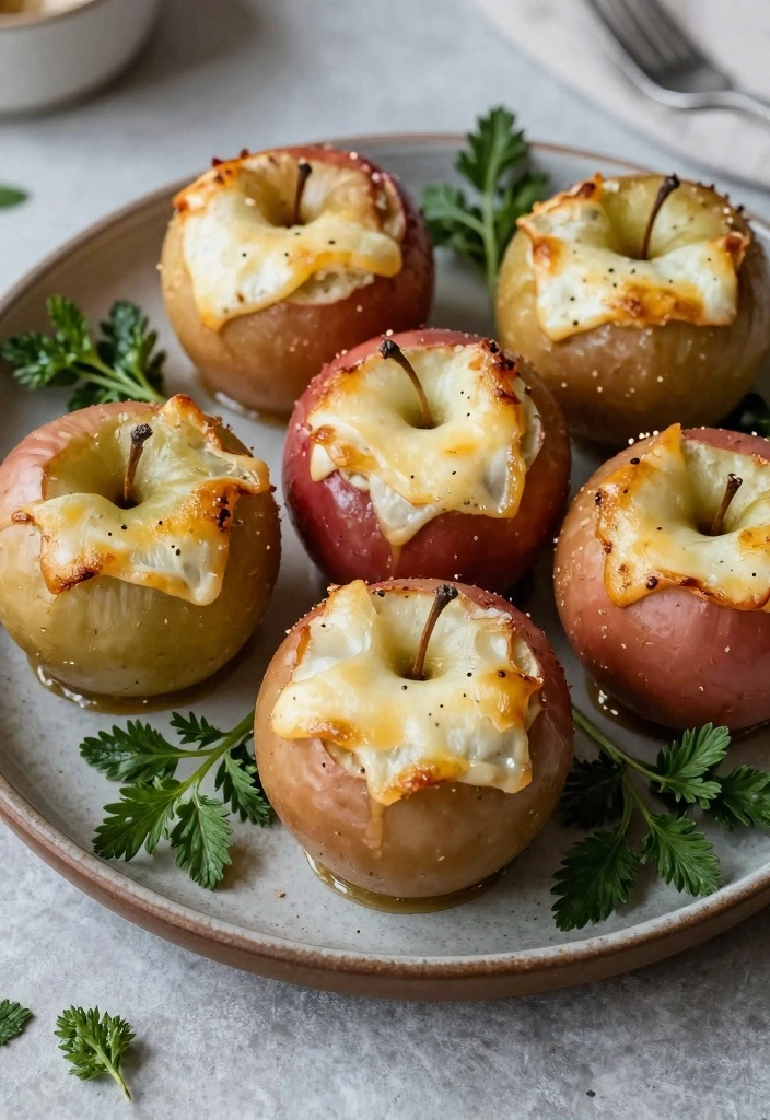 12 Baked Apple Recipes for Cozy Warm Seasonal Desserts - 11. Savory Apple and Cheese Bake