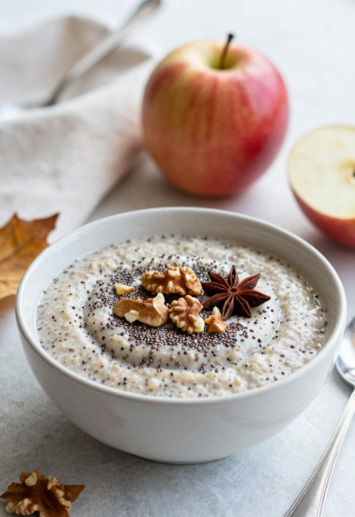 12 Baked Apple Recipes for Cozy Warm Seasonal Desserts - 12. Warm Apple and Chia Seed Pudding