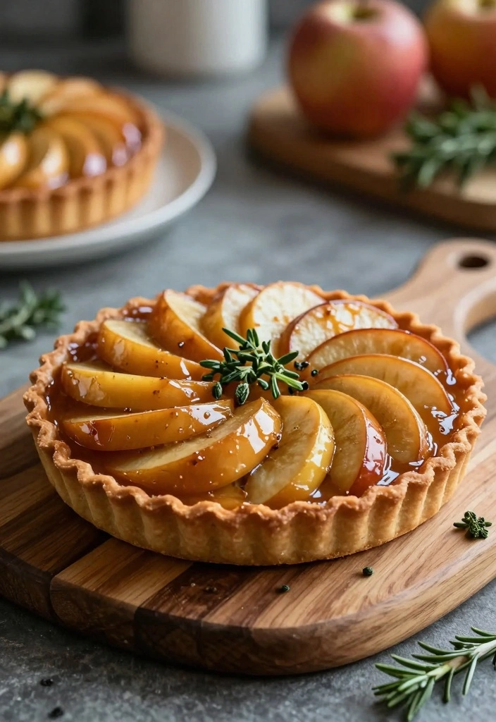 12 Baked Apple Recipes for Cozy Warm Seasonal Desserts - 7. Caramelized Apple Tart