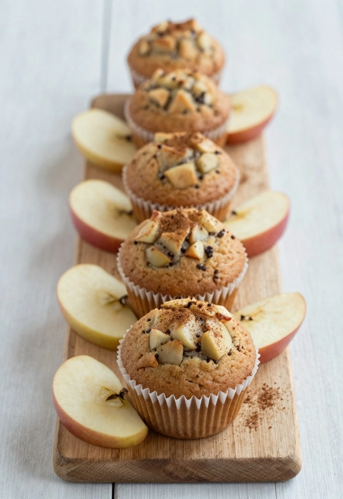 12 Baked Apple Recipes for Cozy Warm Seasonal Desserts - 8. Spiced Apple Muffins