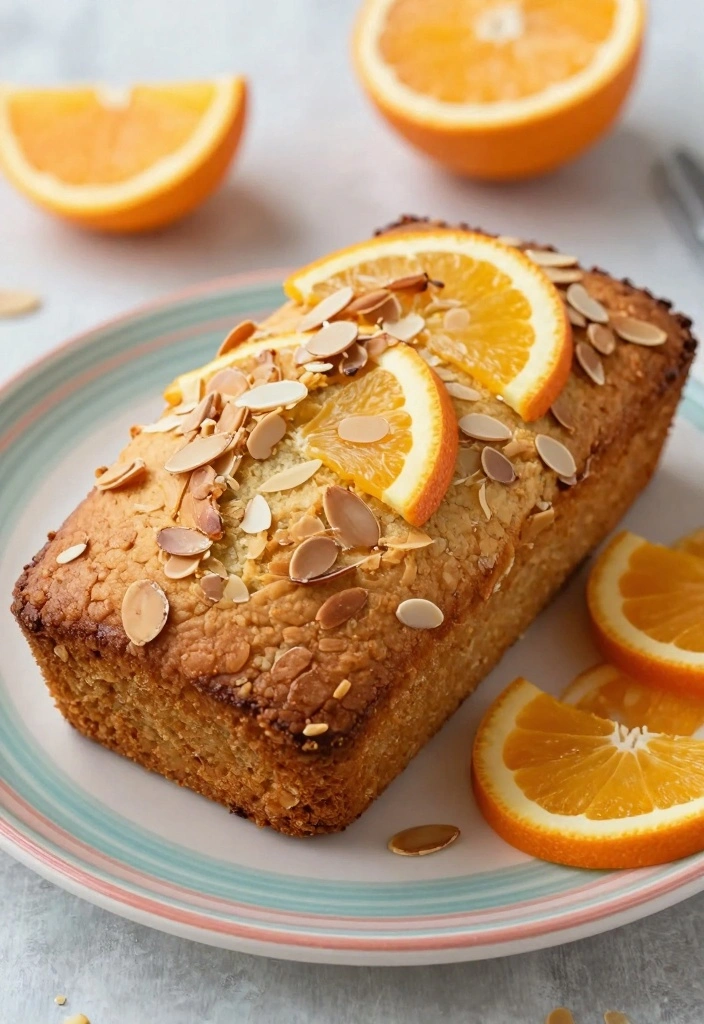 12 Cake Loaves Recipes for Moist Sweet Sliceable Treats 10. Orange Almond Cake Loaf
