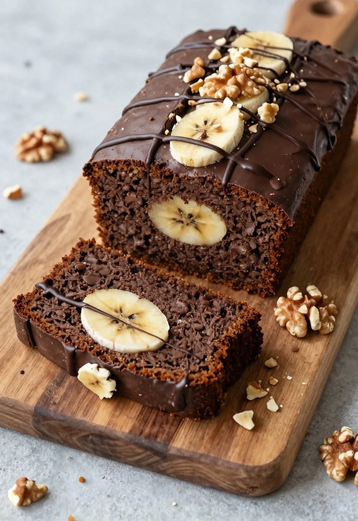 12 Cake Loaves Recipes for Moist Sweet Sliceable Treats 2. Chocolate Banana Nut Loaf