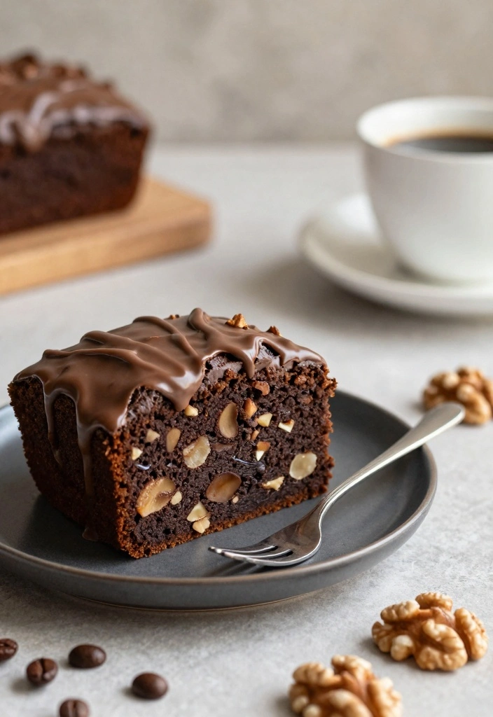 12 Cake Loaves Recipes for Moist Sweet Sliceable Treats 9. Mocha Walnut Cake Loaf
