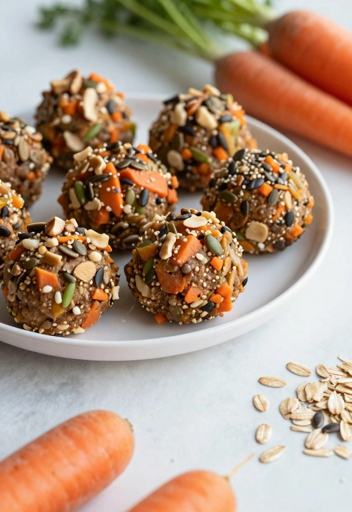 12 Carrot Cake Recipes for Warm Spiced Soft Delicious Flavor - 7. Carrot Cake Energy Bites