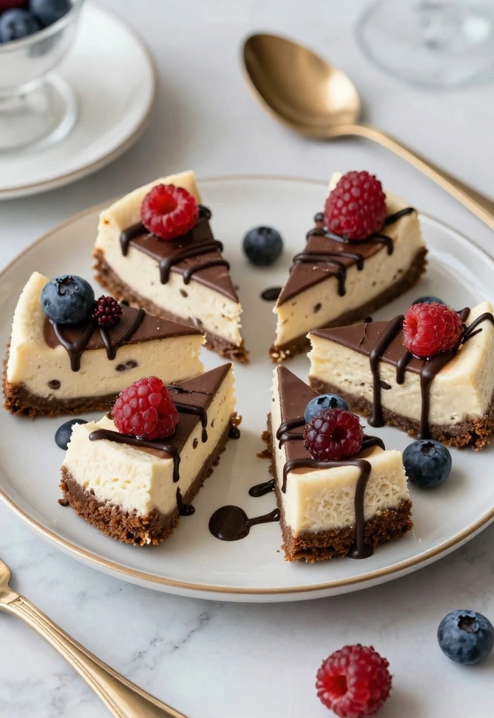 12 Chocolate Chip Dessert Recipes for Classic Rich Chocolate Flavor - 9. Chocolate Chip Cheesecake Bites