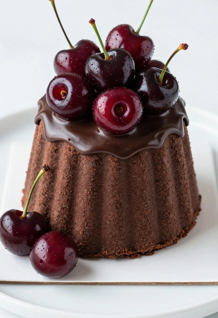 12 Fruit Filled Cake Recipes for Moist Bright Fresh Flavor - 12. Chocolate Cherry Truffle Cake