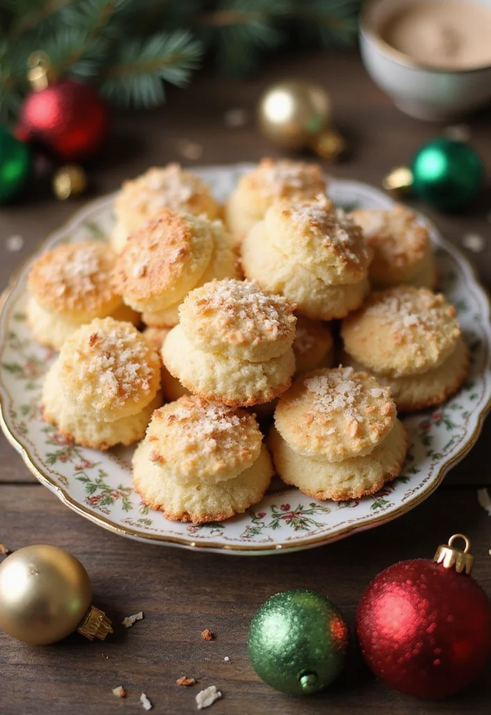 12 Vintage Christmas Baking Recipes for Cozy Old Fashioned Flavor - 10. Coconut Macaroons
