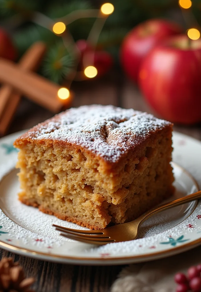 12 Vintage Christmas Baking Recipes for Cozy Old Fashioned Flavor - 12. Spiced Applesauce Cake