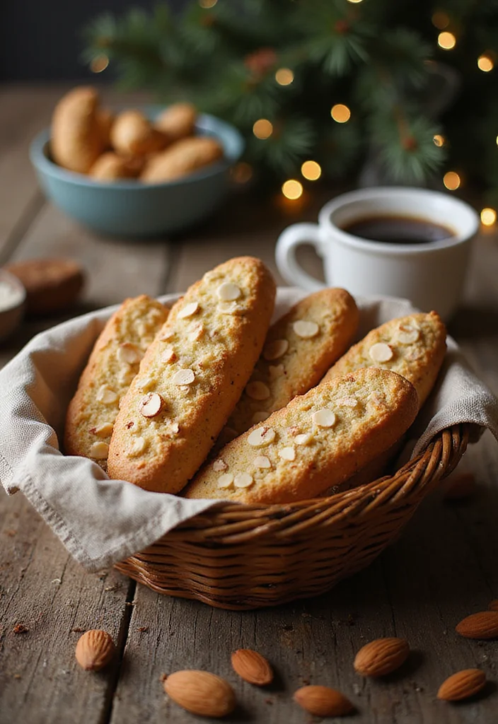 12 Vintage Christmas Baking Recipes for Cozy Old Fashioned Flavor - 8. Almond Biscotti