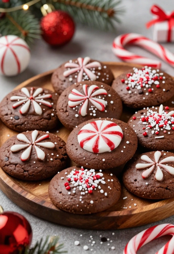 12 Winter Cookie Recipes for Cozy Spiced Cold Weather Treats 23 12 Winter Cookie Recipes for Cozy Spiced Cold Weather Treats - 3. Chocolate Peppermint Cookies