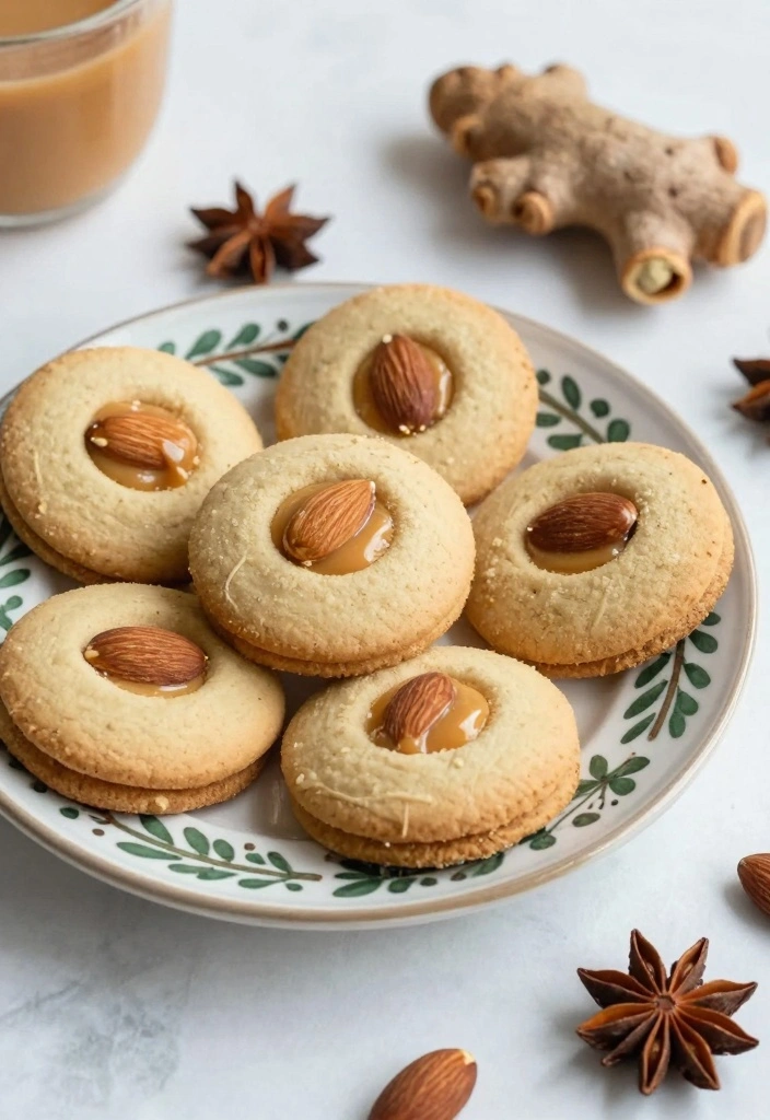 12 Winter Cookie Recipes for Cozy Spiced Cold Weather Treats 56 12 Winter Cookie Recipes for Cozy Spiced Cold Weather Treats - 6. Almond Butter and Ginger Cookies