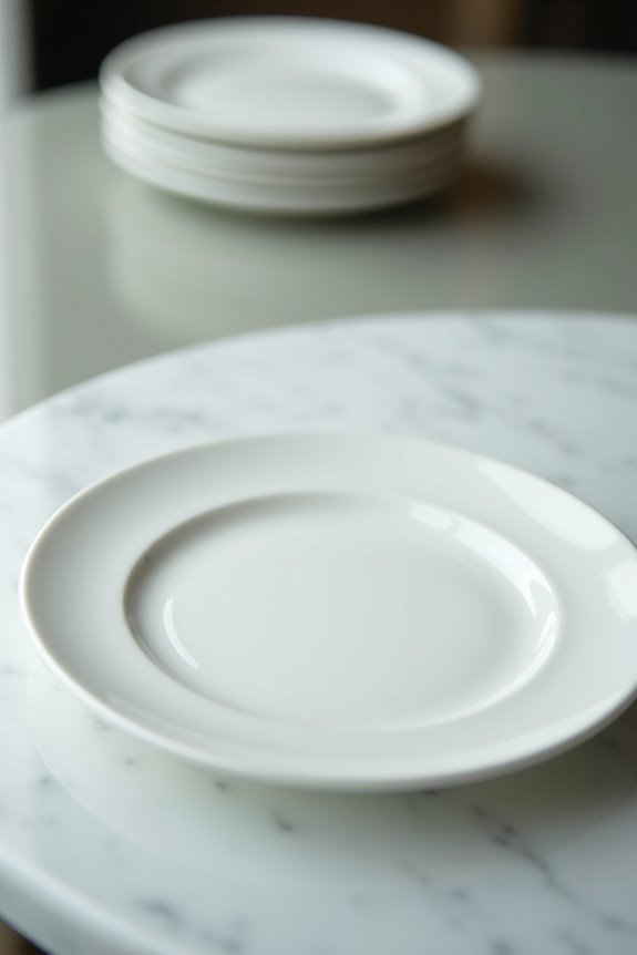 7 8 inch dessert plate standard