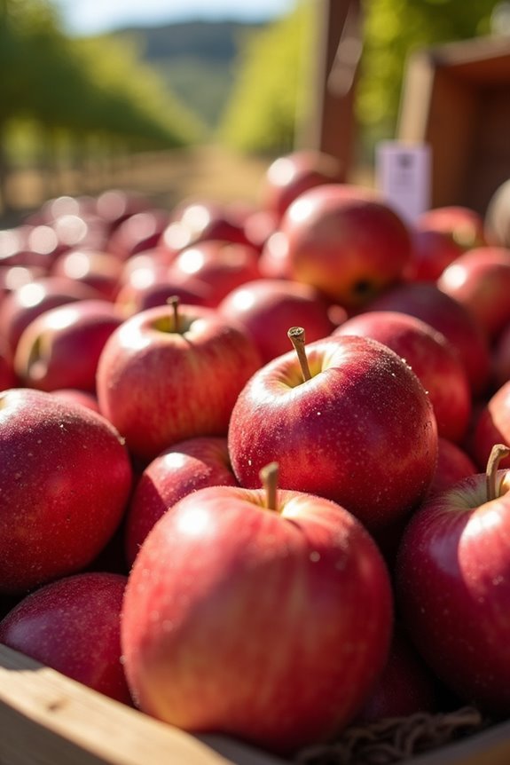 apple harvest drives seasonal prices down