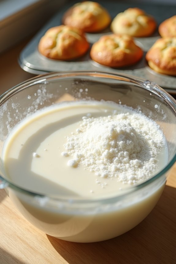 baking soda creates airy tender