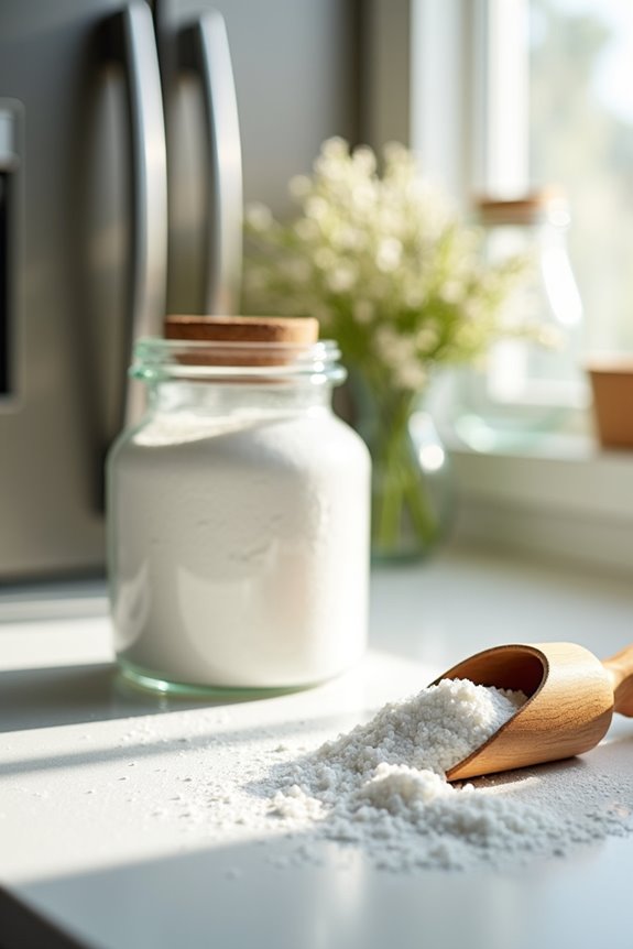 baking soda neutralizes fridge odors