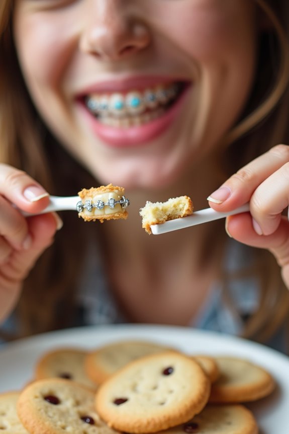 braces safe cookie chewing habits