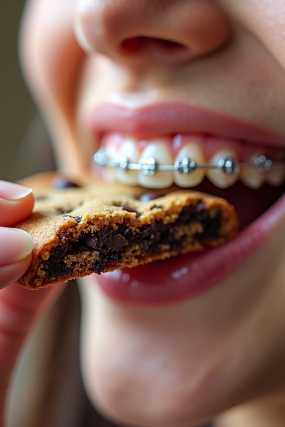 break cookies into bite sized pieces