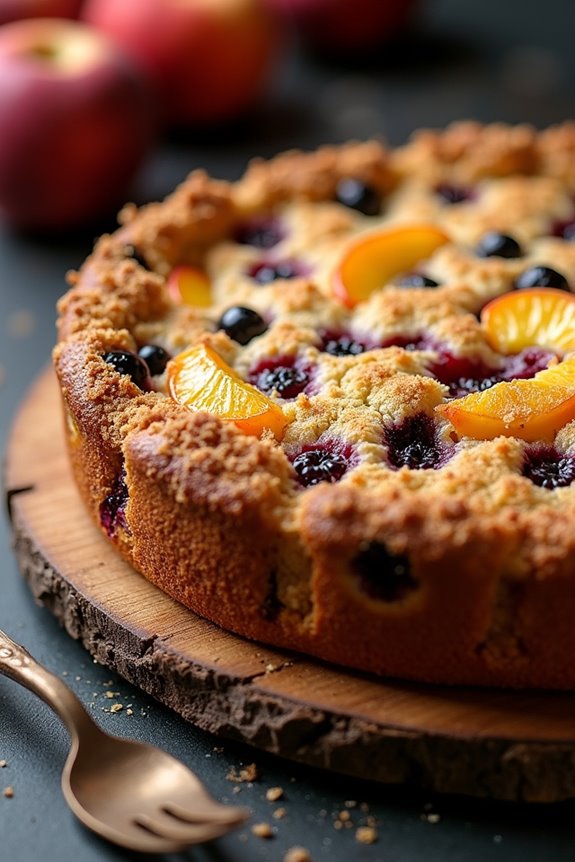 buckle cake like fruit harmony