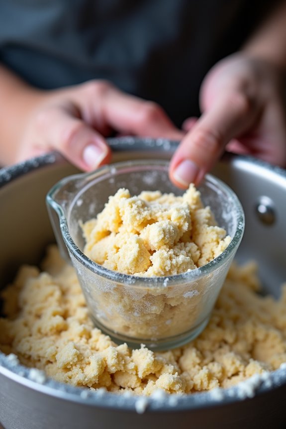 chill dough for better texture