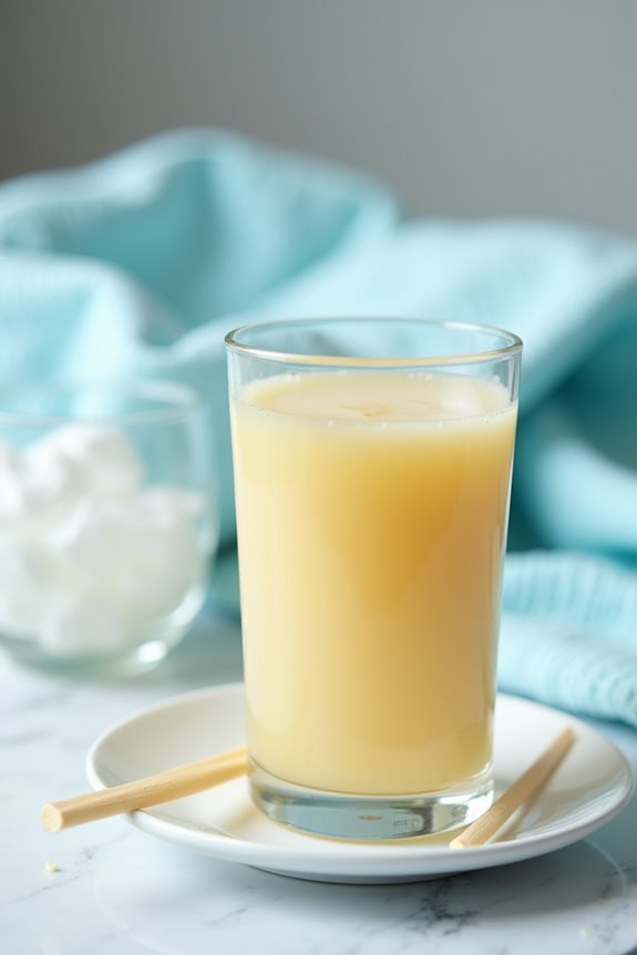 cold beverages reduce post surgical swelling