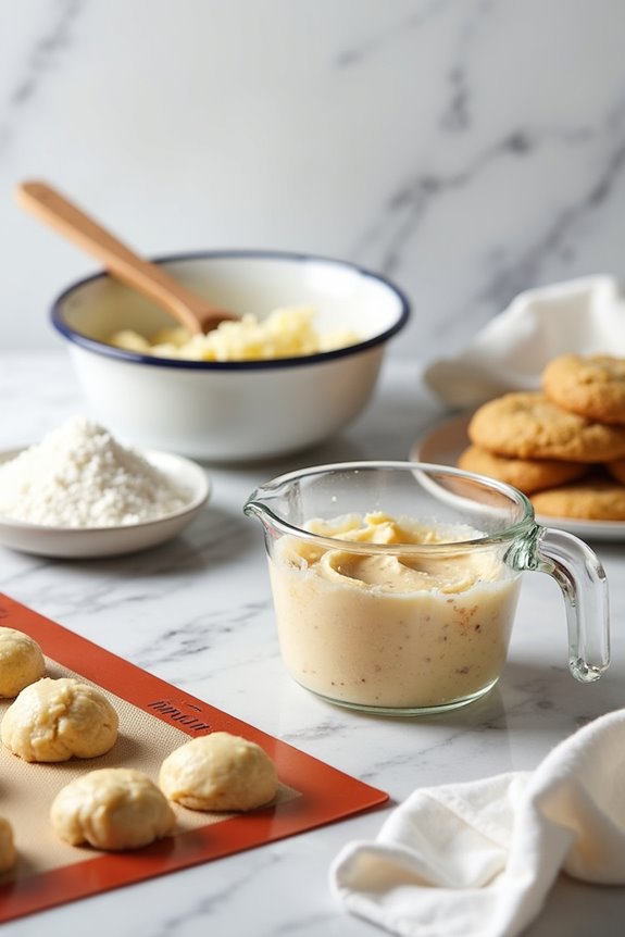 creamed butter chilled gluten free dough