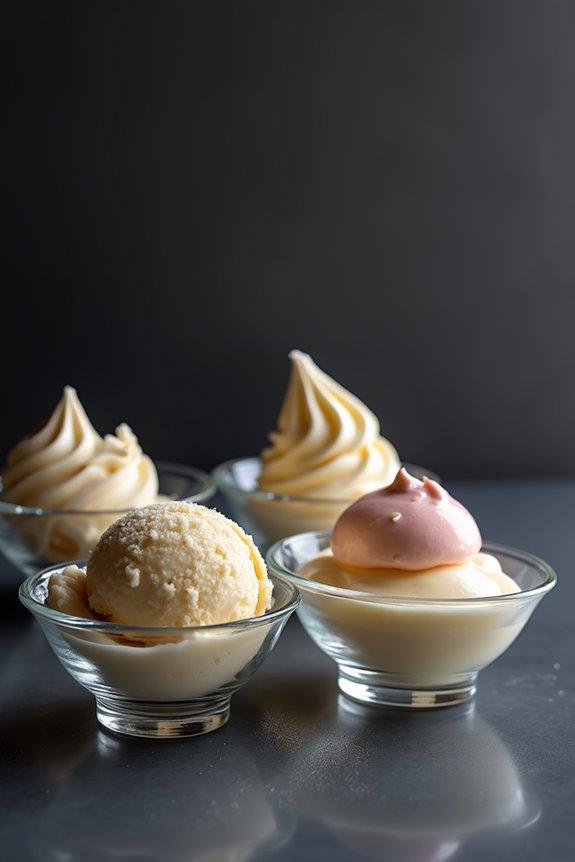 creamy fat airy texture differences