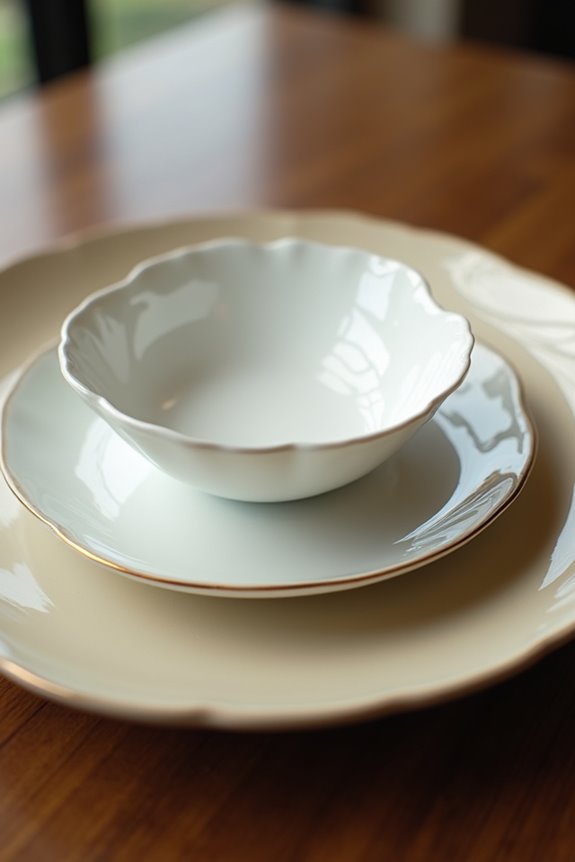 dessert vs dinner plate sizes
