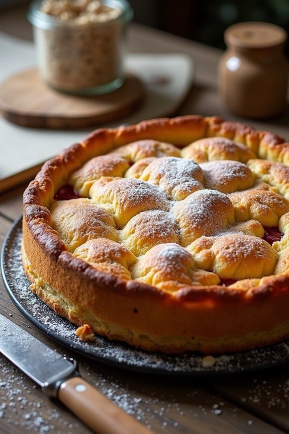 gluten free buckle with fruit