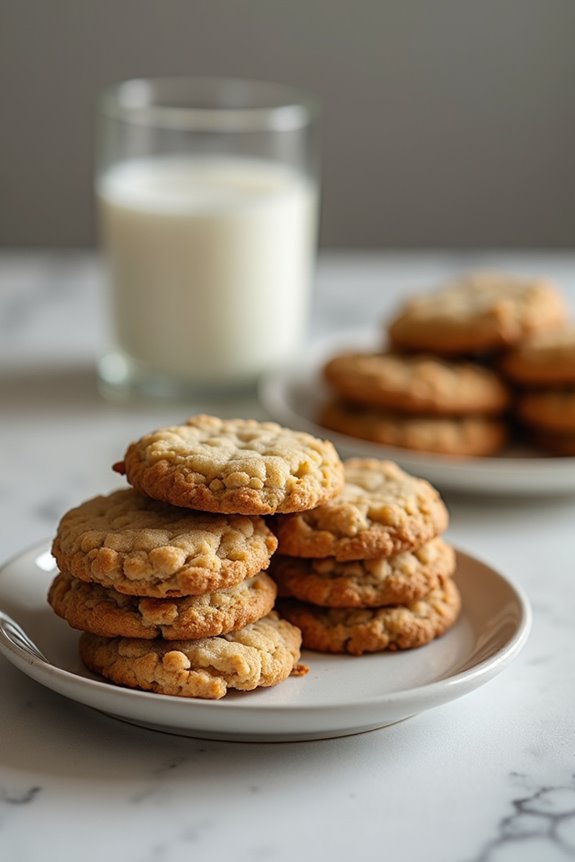 gluten free cookies spread and texture